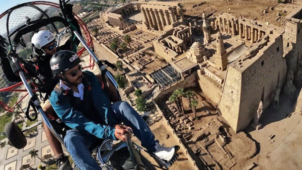 Luxor from Above SPORTS SKY Paramotor Flights